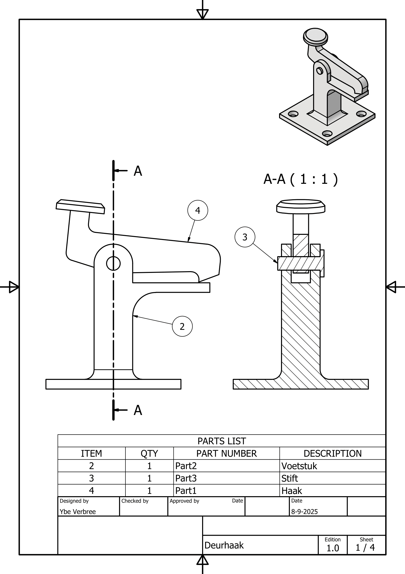 Werktekening - Assembly